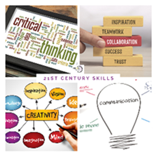 21st century learners: Critical Thinking, Collaboration, Creativity, and Communication