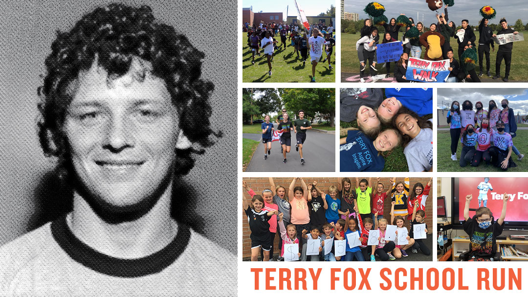 Terry Fox school run photo
